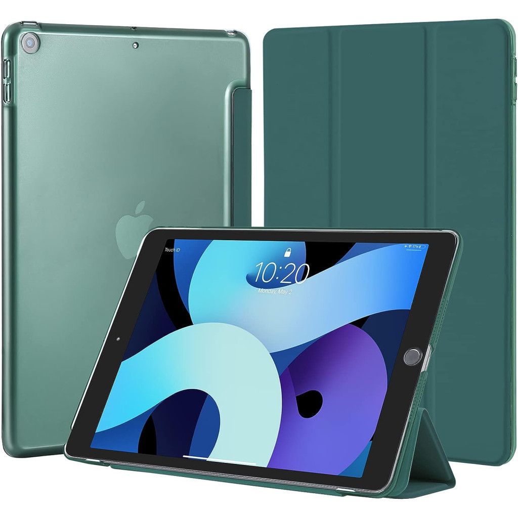 Чохол до планшета BeCover Tri Fold Hard Apple iPad 10.2 2019/2020/2021 Dark Green (709656) (709656)