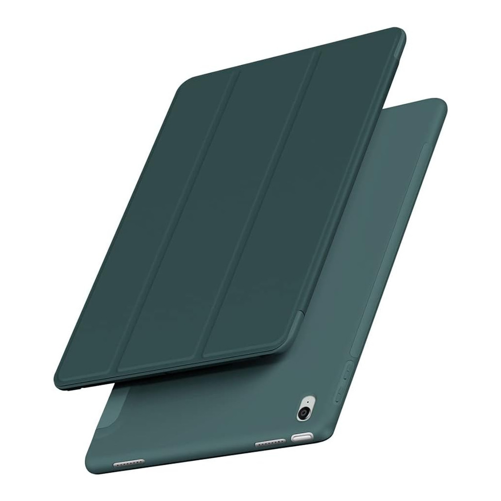 Чохол до планшета BeCover Tri Fold Soft TPU Silicone Apple iPad Air 11" M2 2024 Dark Green (711406)