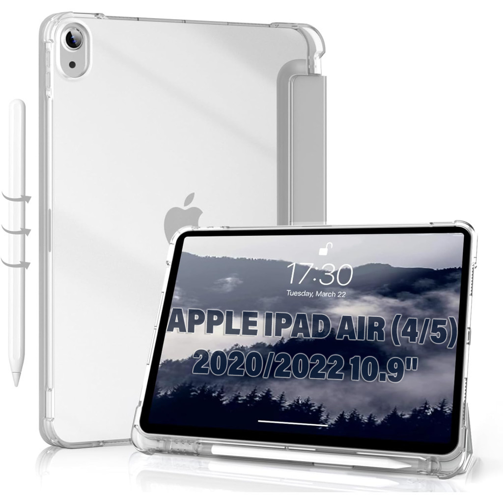 Чохол до планшета BeCover Soft Edge Apple iPad Air (4/5) 2020/2022 10.9" Gray (711122)