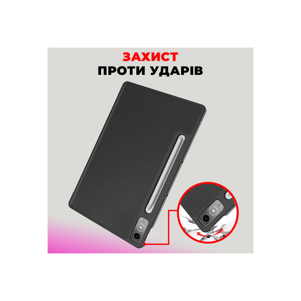 Чохол до планшета AirOn Premium Lenovo Tab P12 + Film black (4822352781107)