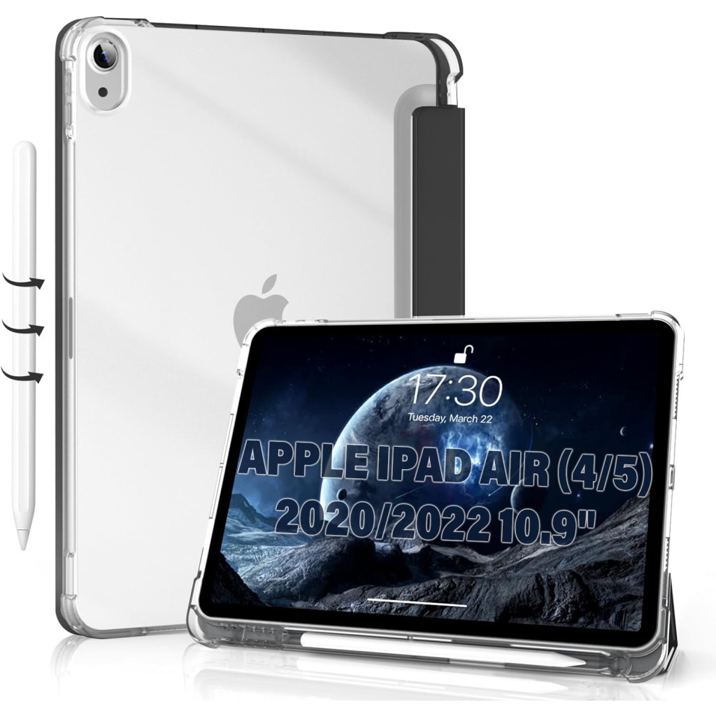 Чохол до планшета BeCover Soft Edge Apple iPad Air (4/5) 2020/2022 10.9" Black (711118)