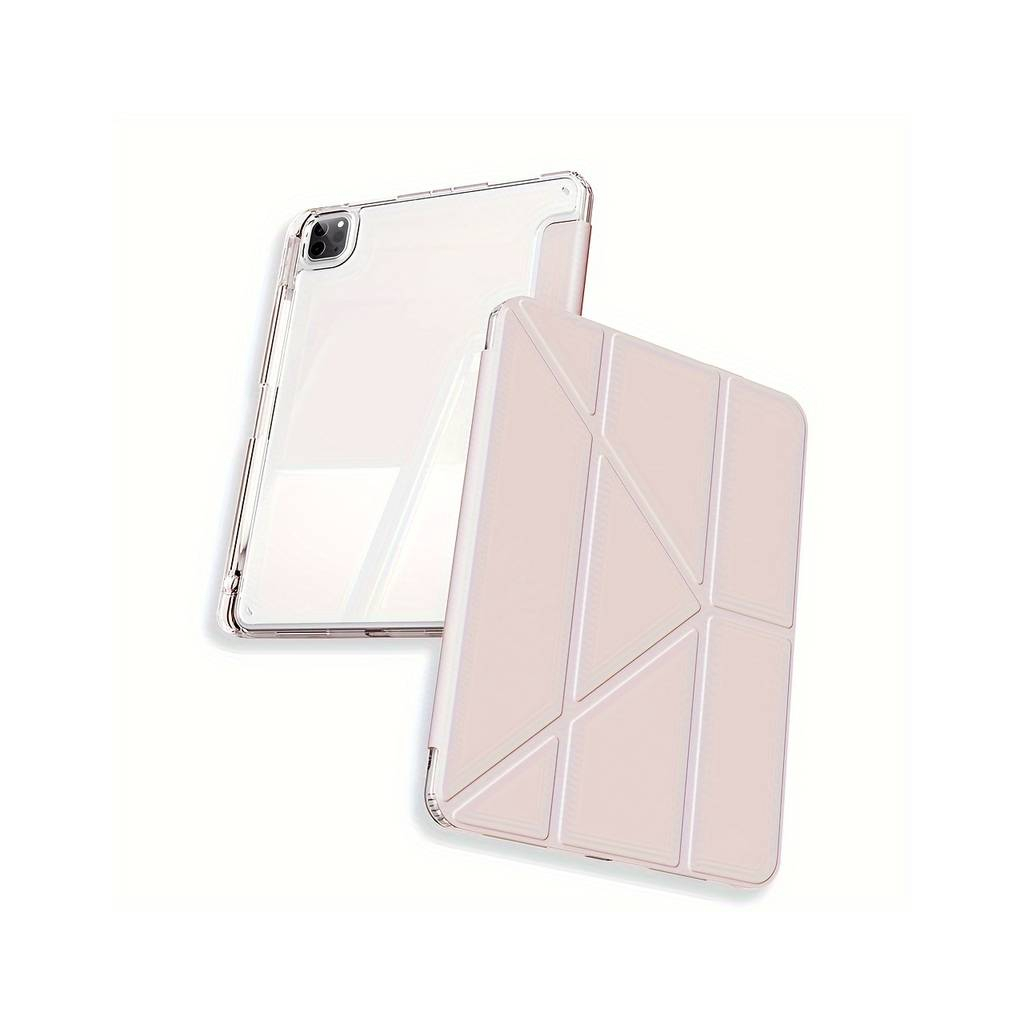 Чохол до планшета BeCover Ultra Slim Origami Transparent Apple iPad Pro 11" M4 2024 Pink (711691)