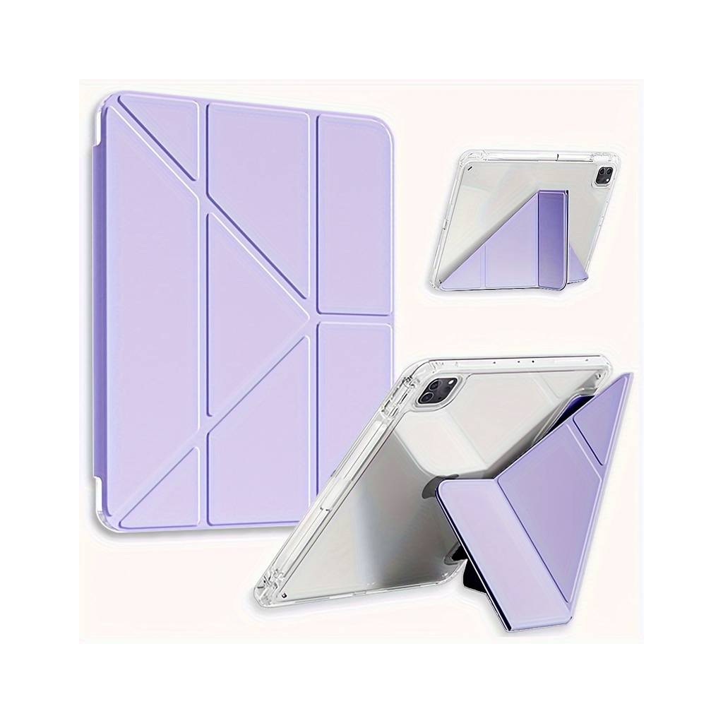 Чохол до планшета BeCover Ultra Slim Origami Transparent Apple iPad Pro 11" M4 2024 Purple (711692)