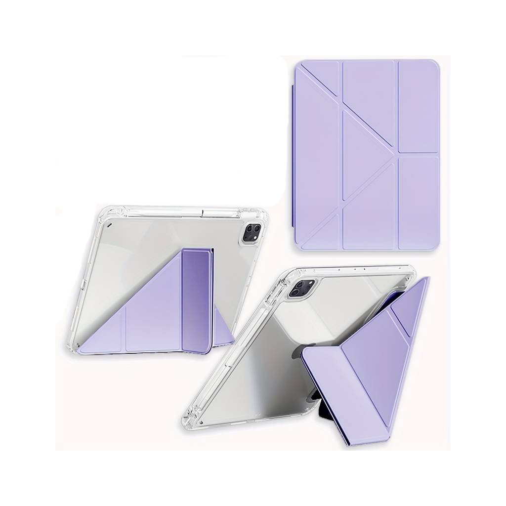 Чохол до планшета BeCover Ultra Slim Origami Transparent Apple iPad Pro 11" M4 2024 Purple (711692)