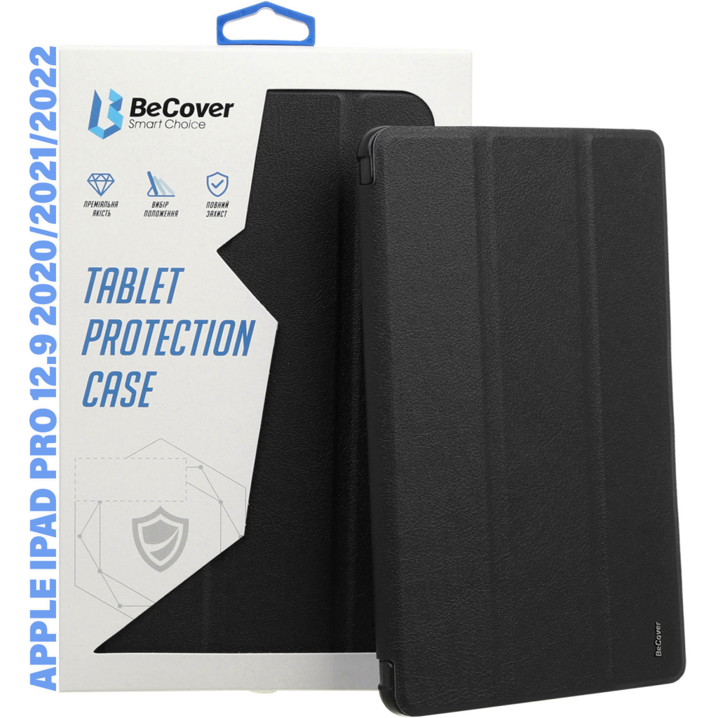 Чохол до планшета BeCover Soft Edge TPU Apple iPad Pro 12.9 2020/2021/2022 Black (711708)