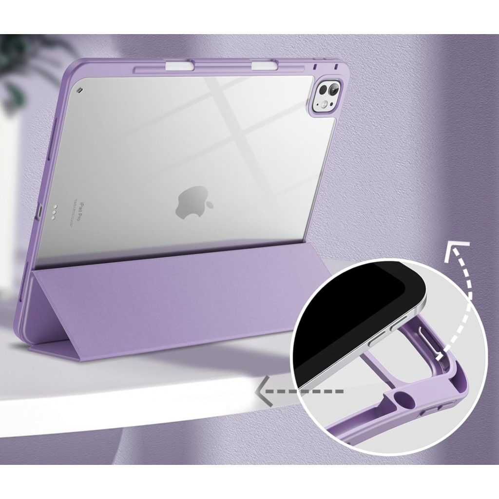 Чохол до планшета BeCover Soft Edge TPU Apple iPad Pro 13" M4 2024 Purple (711719)