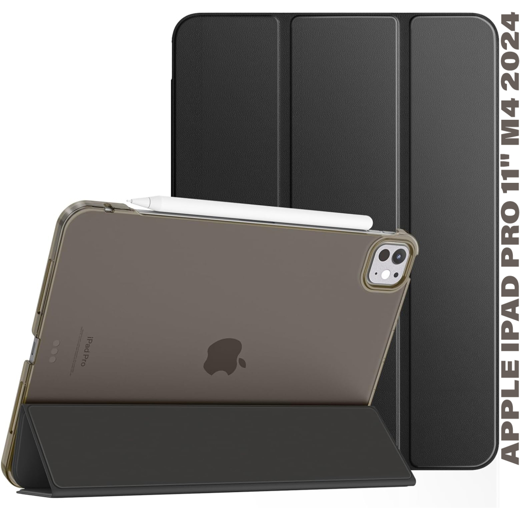 Чохол до планшета BeCover Tri Fold Hard Apple iPad Pro 11" M4 2024 Black (711726)