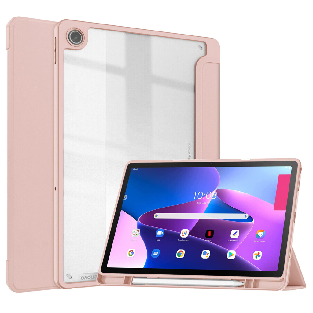 Чохол до планшета BeCover Soft Edge PM Lenovo Tab M10 Plus TB-125F (3rd Gen)/K10 Pro TB-226 10.61" Rose Gold (708369)