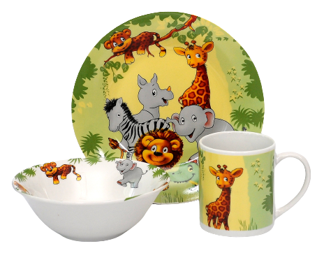 Дитячий набір Limited Edition JUNGLE, 3 предмети