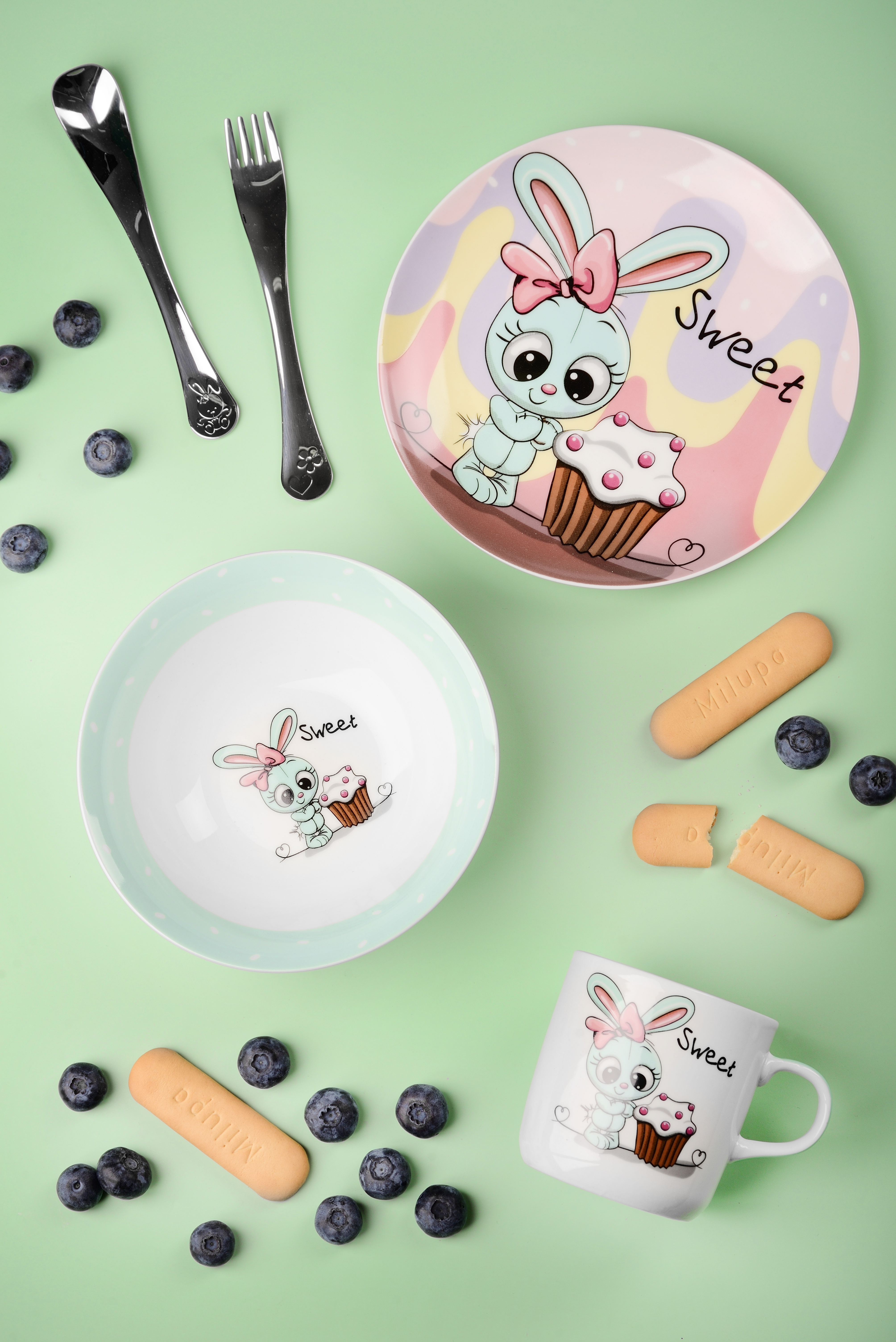 Дитячий набір LIMITED EDITION SWEET BUNNY, 3 предмета