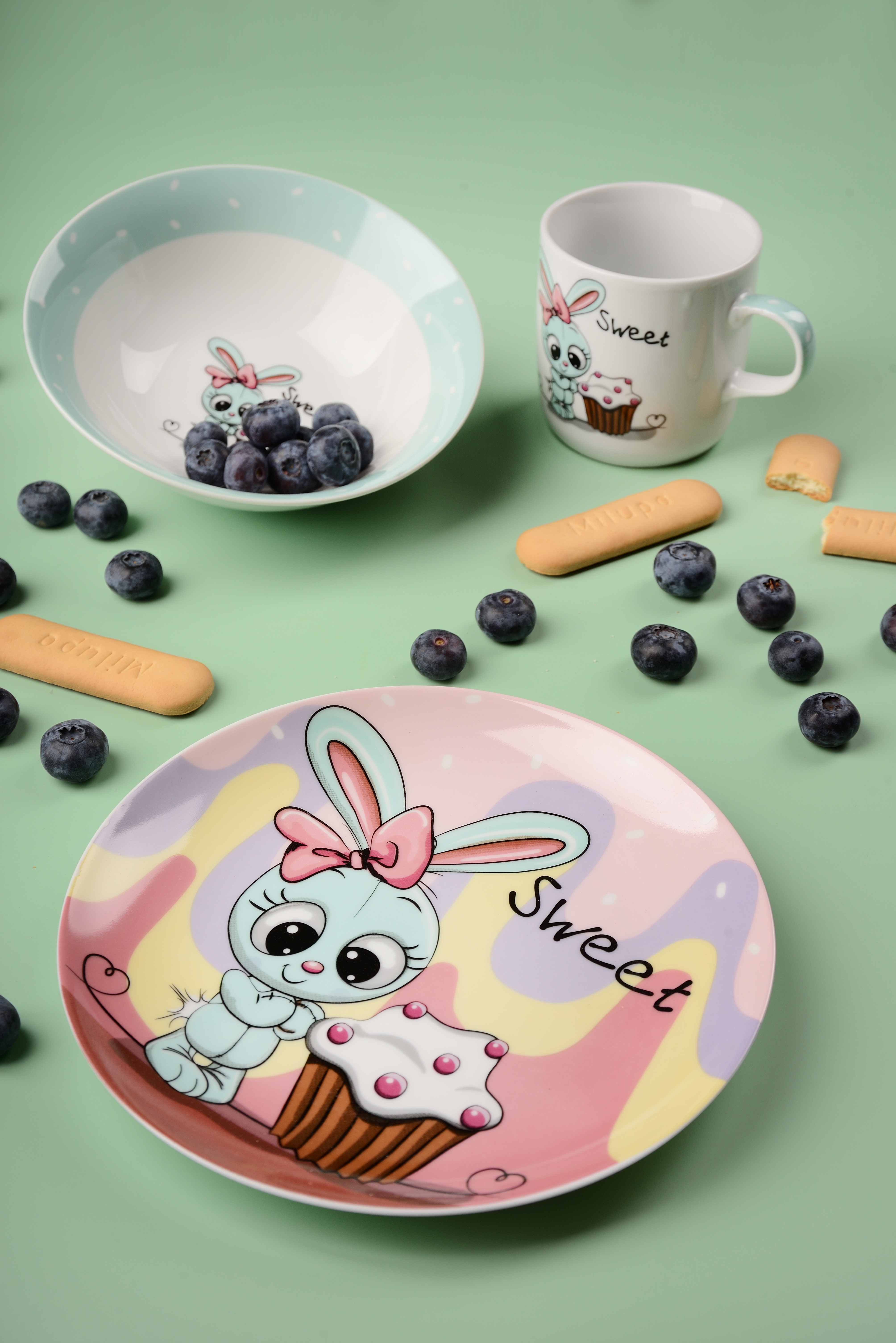 Дитячий набір LIMITED EDITION SWEET BUNNY, 3 предмета