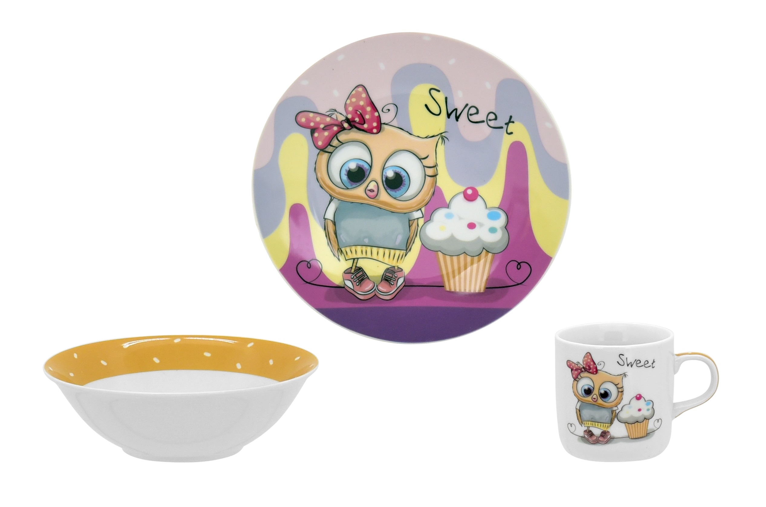 Дитячий набір LIMITED EDITION SWEET OWL, 3 предмета