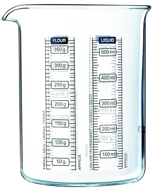 Мірний стакан Pyrex Kitchen Lab (0.5 л)