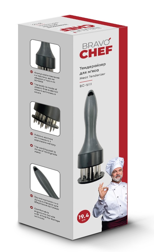 Тендерайзер для м&#8217;яса Bravo Chef