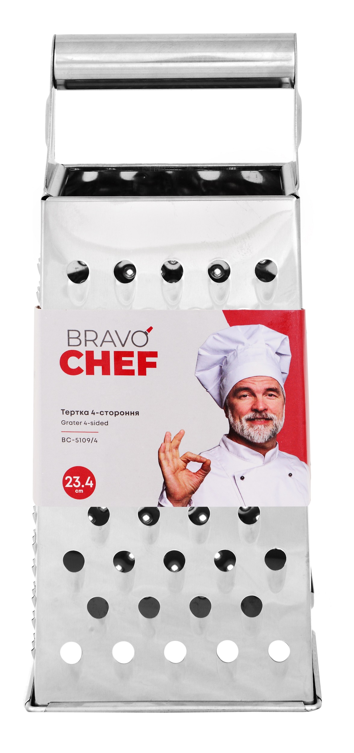 Терка 4-ти стороння Bravo Chef