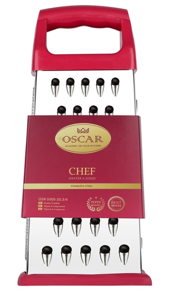 Терка 4-ти стороння OSCAR Chef 20.3 см