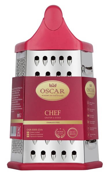 Терка 6-ти стороння OSCAR Chef 23 см