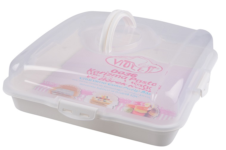 Тортівниця Violet House 0036 Каризма White 13х38х38 см