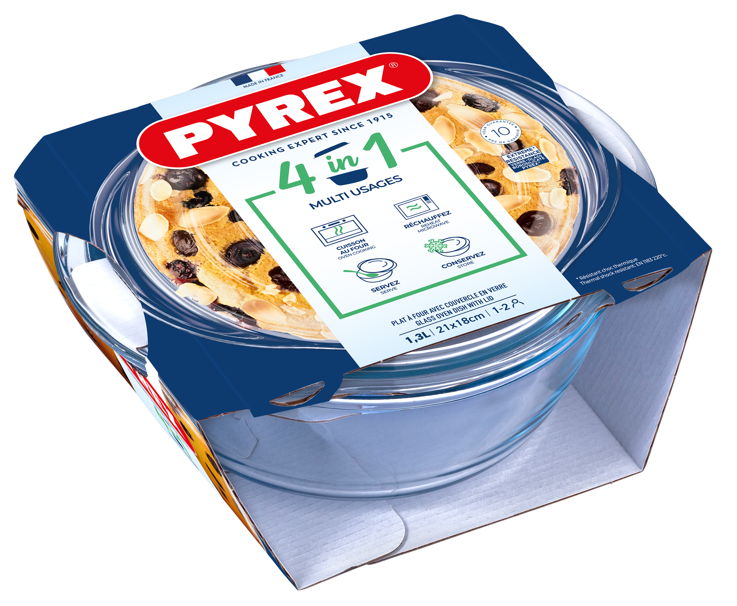Каструля з кришкою Pyrex, 1.3 л