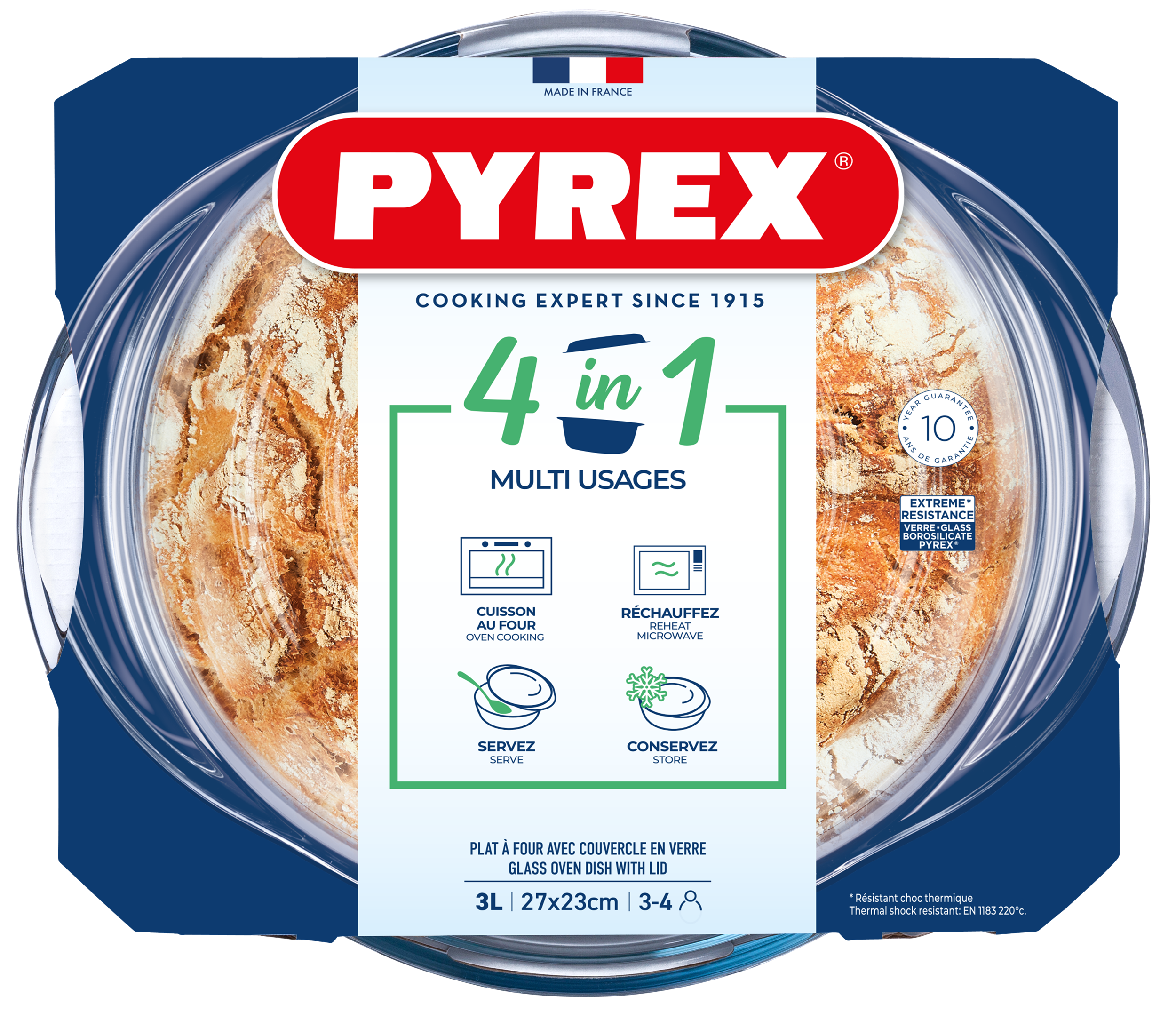 Каструля з кришкою Pyrex, 3 л