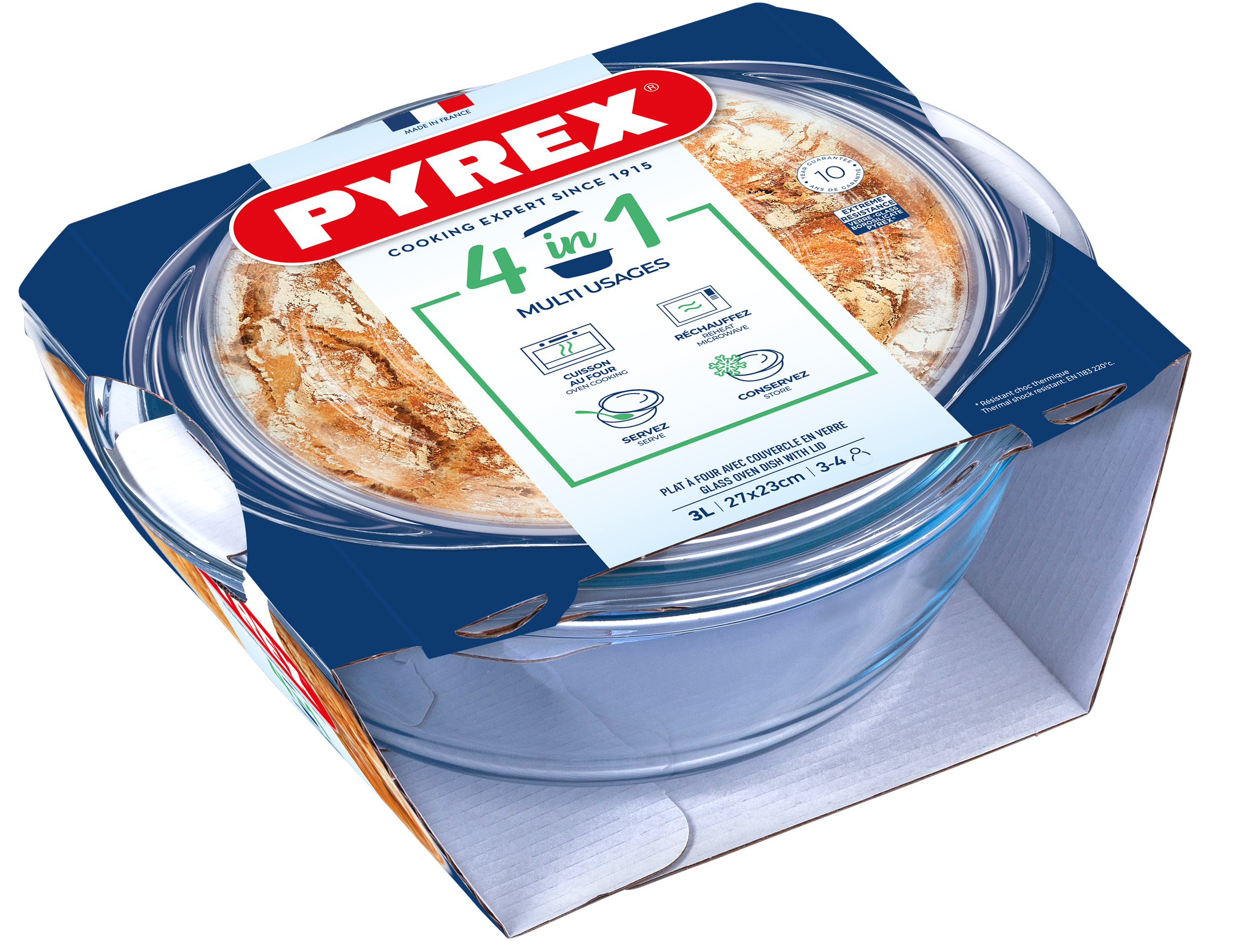 Каструля з кришкою Pyrex, 3 л