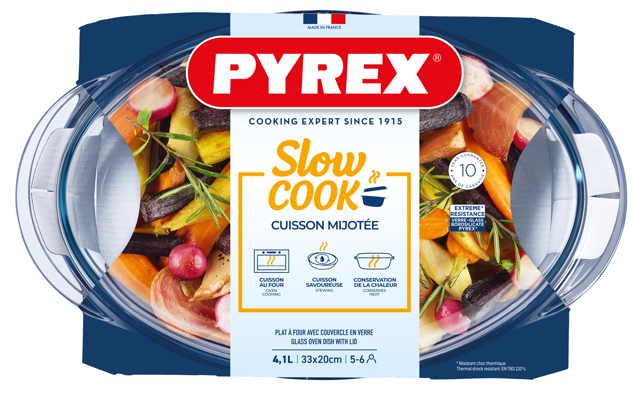 Каструля з кришкою Pyrex, 4.1 л