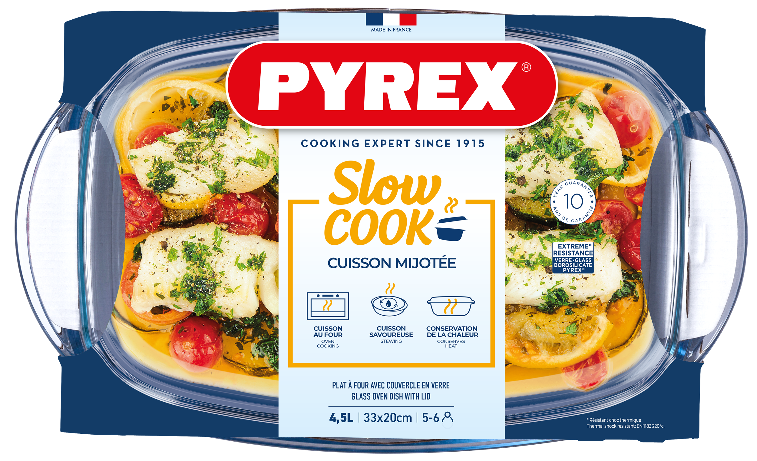 Каструля з кришкою Pyrex, 4.5 л
