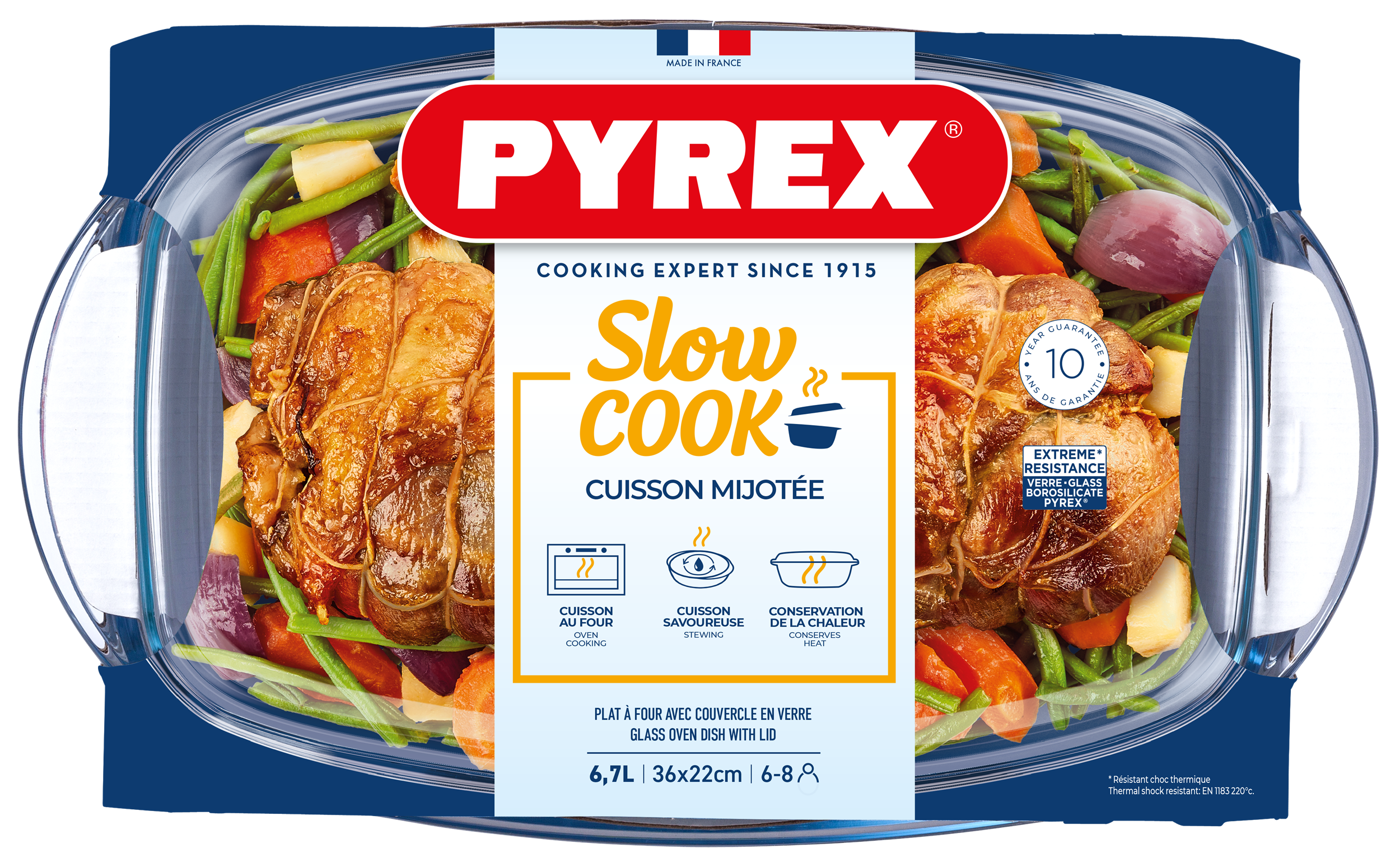 Каструля з кришкою Pyrex, 6.7 л