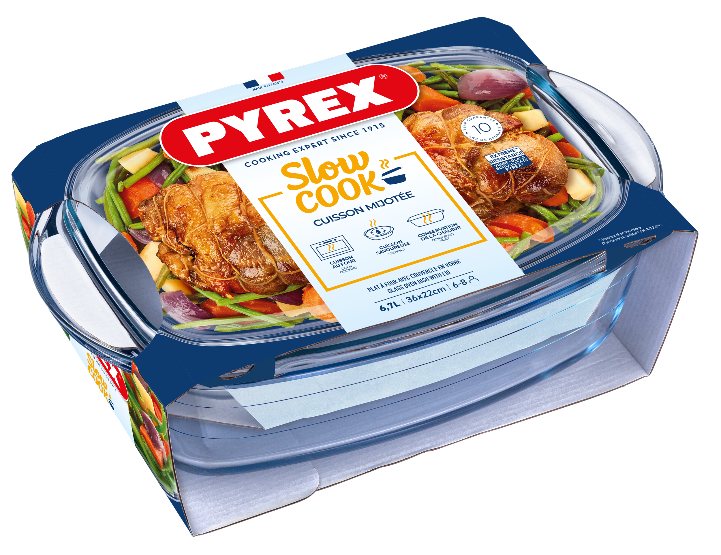 Каструля з кришкою Pyrex, 6.7 л