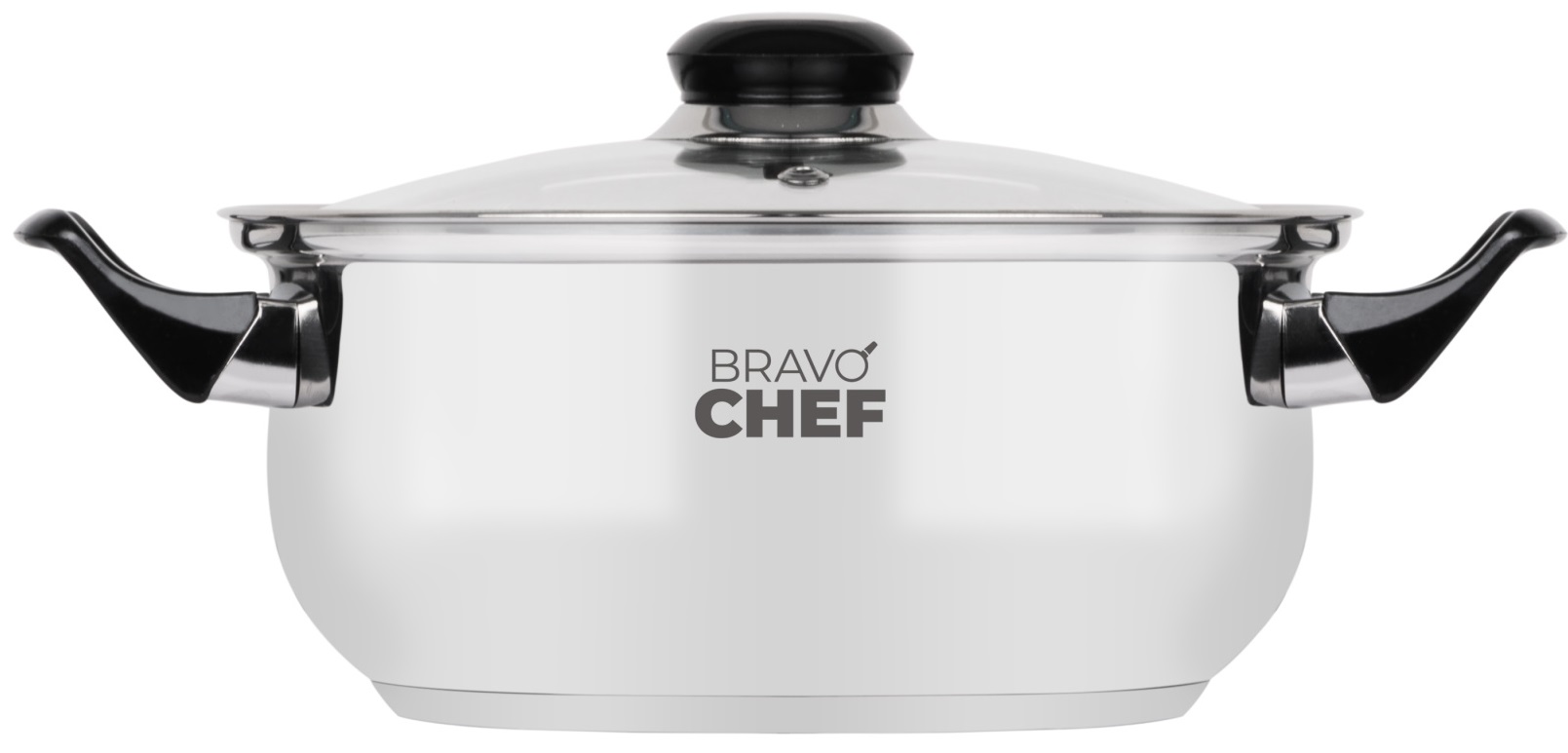 Каструля Bravo Chef 18 см (1.6 л) з бакелітовими ручками