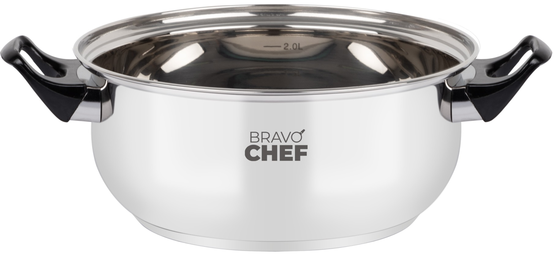 Каструля Bravo Chef 18 см (1.6 л) з бакелітовими ручками