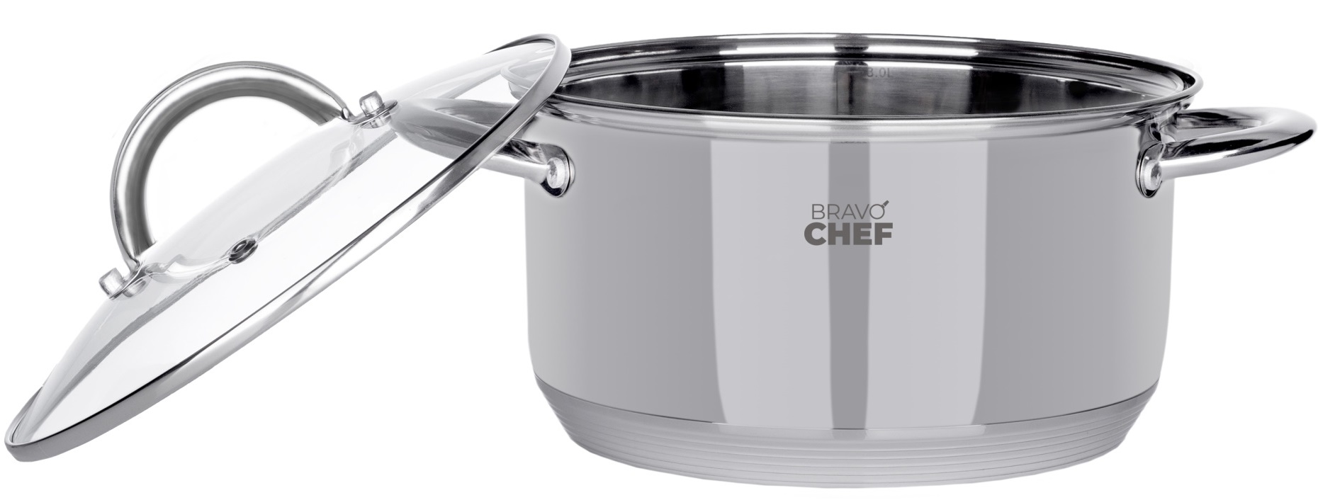 Каструля Bravo Chef 20 см (3.6 л) з кришкою