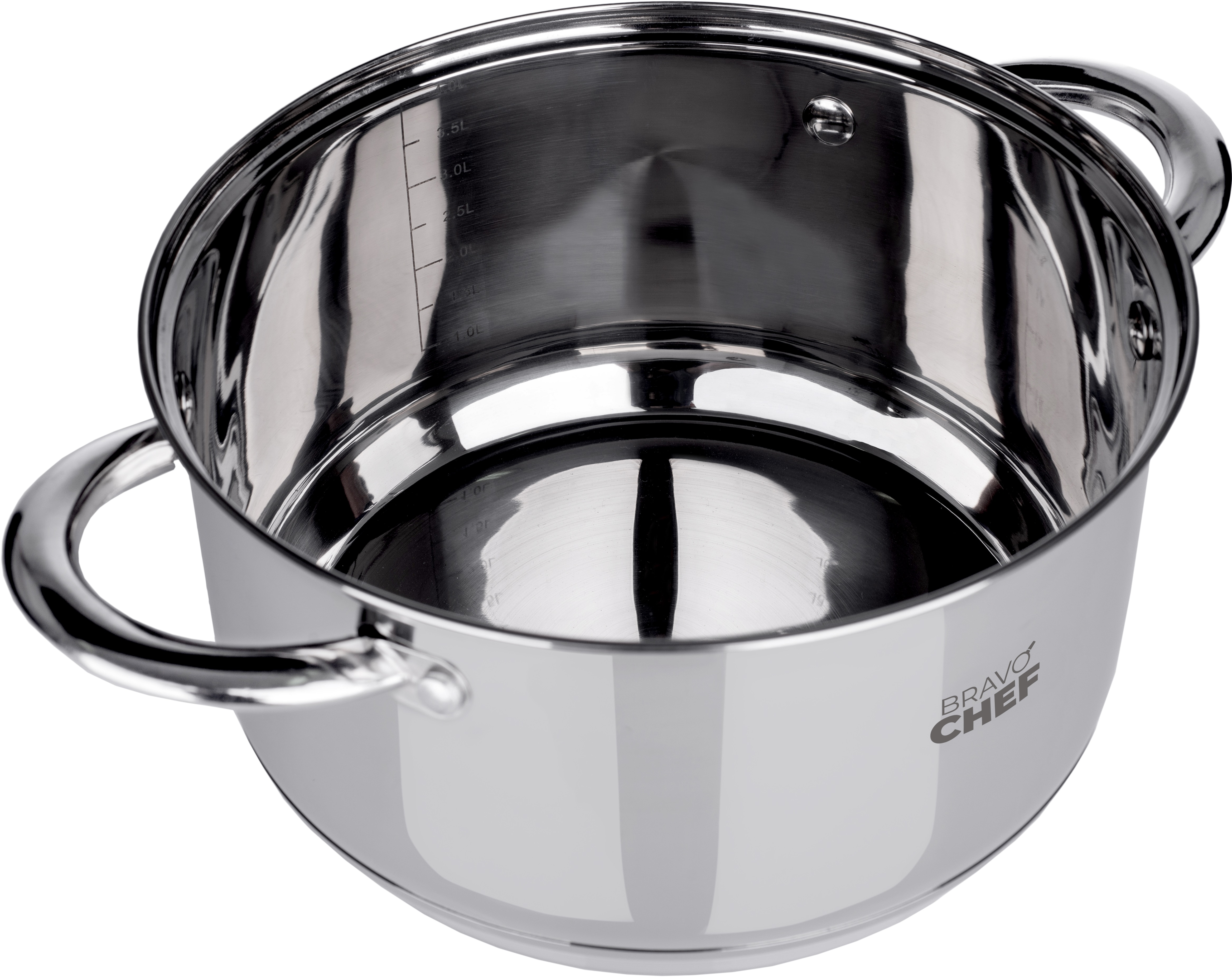Каструля Bravo Chef 20 см (3.6 л) з кришкою