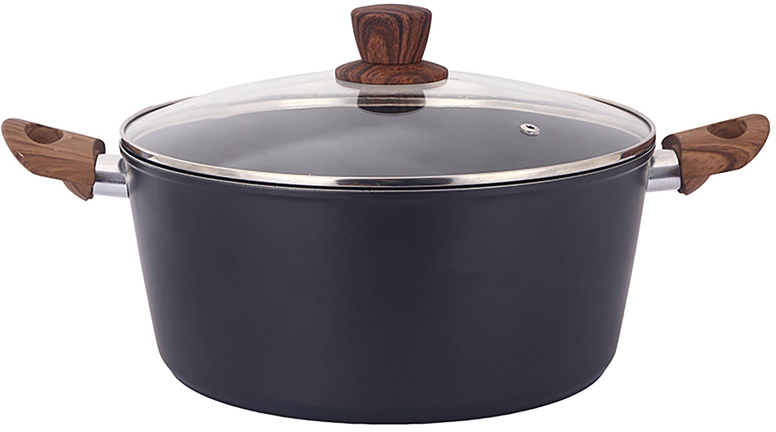 Каструля Bravo Chef класична 22 см (3.2 л) з кришкою (BC-2101-22)