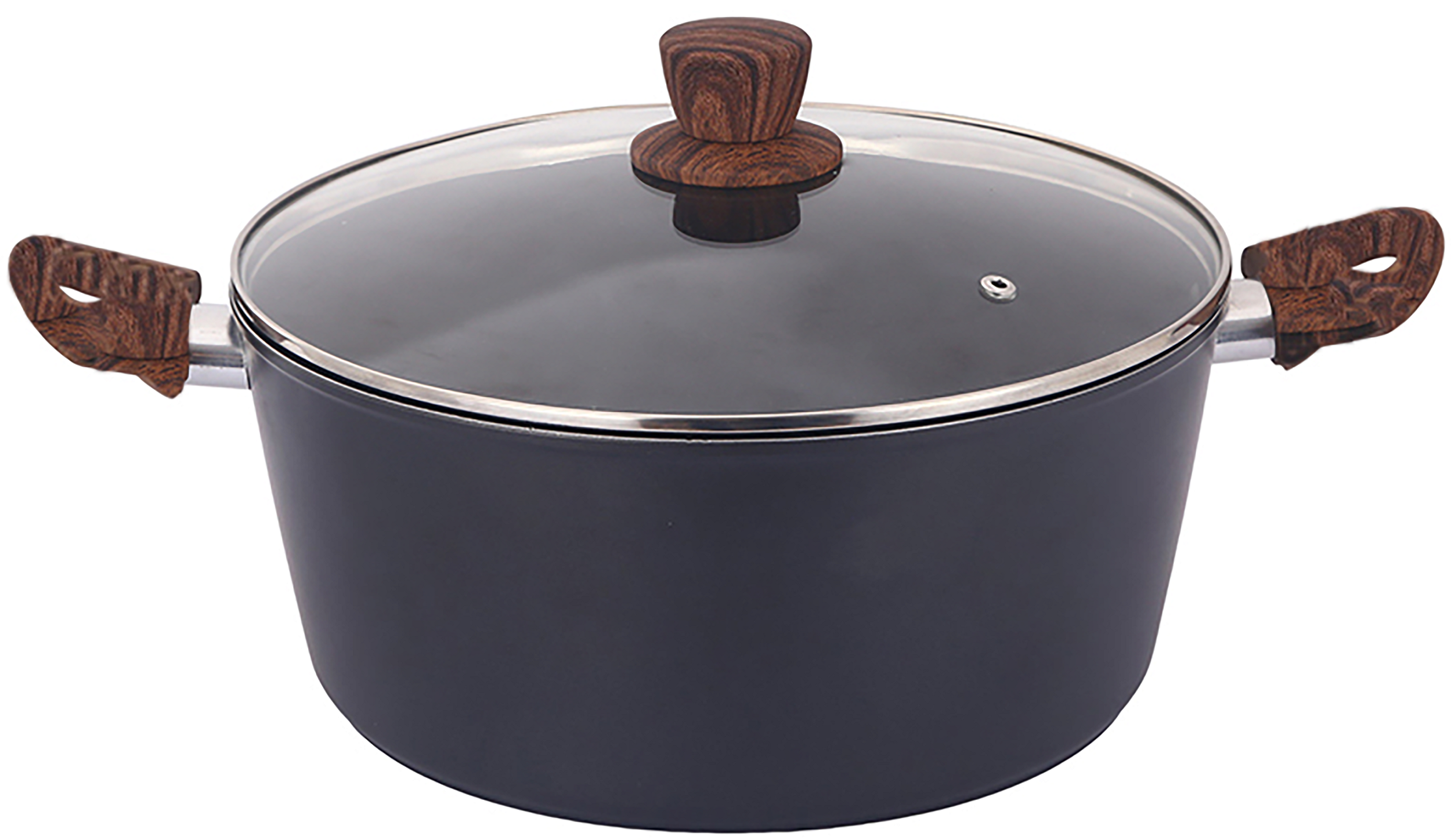Каструля Bravo Chef класична 22 см (3.2 л) з кришкою (BC-2101-22)