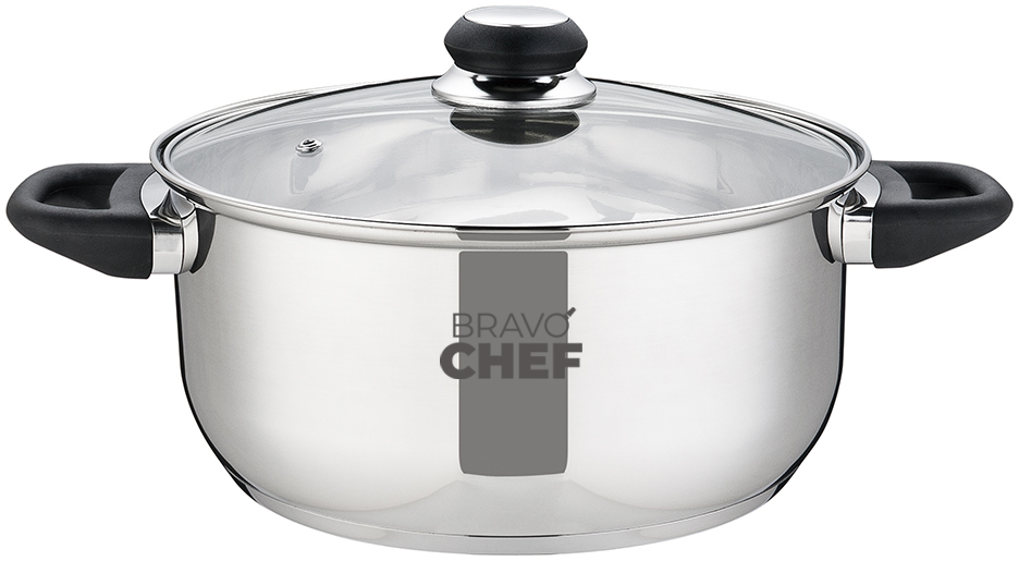 Каструля Bravo Chef L"Appetit 22 см (3.8 л) (BC-2003-22)