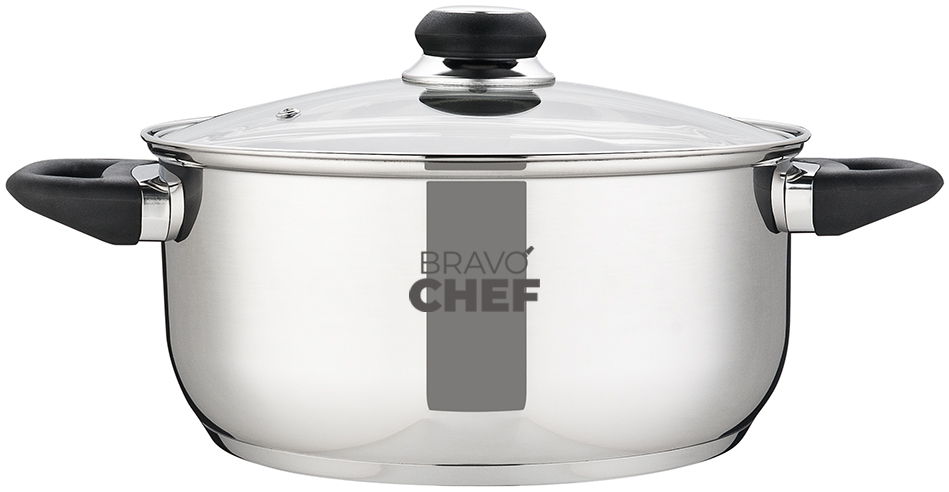 Каструля Bravo Chef L"Appetit 22 см (3.8 л) (BC-2003-22)
