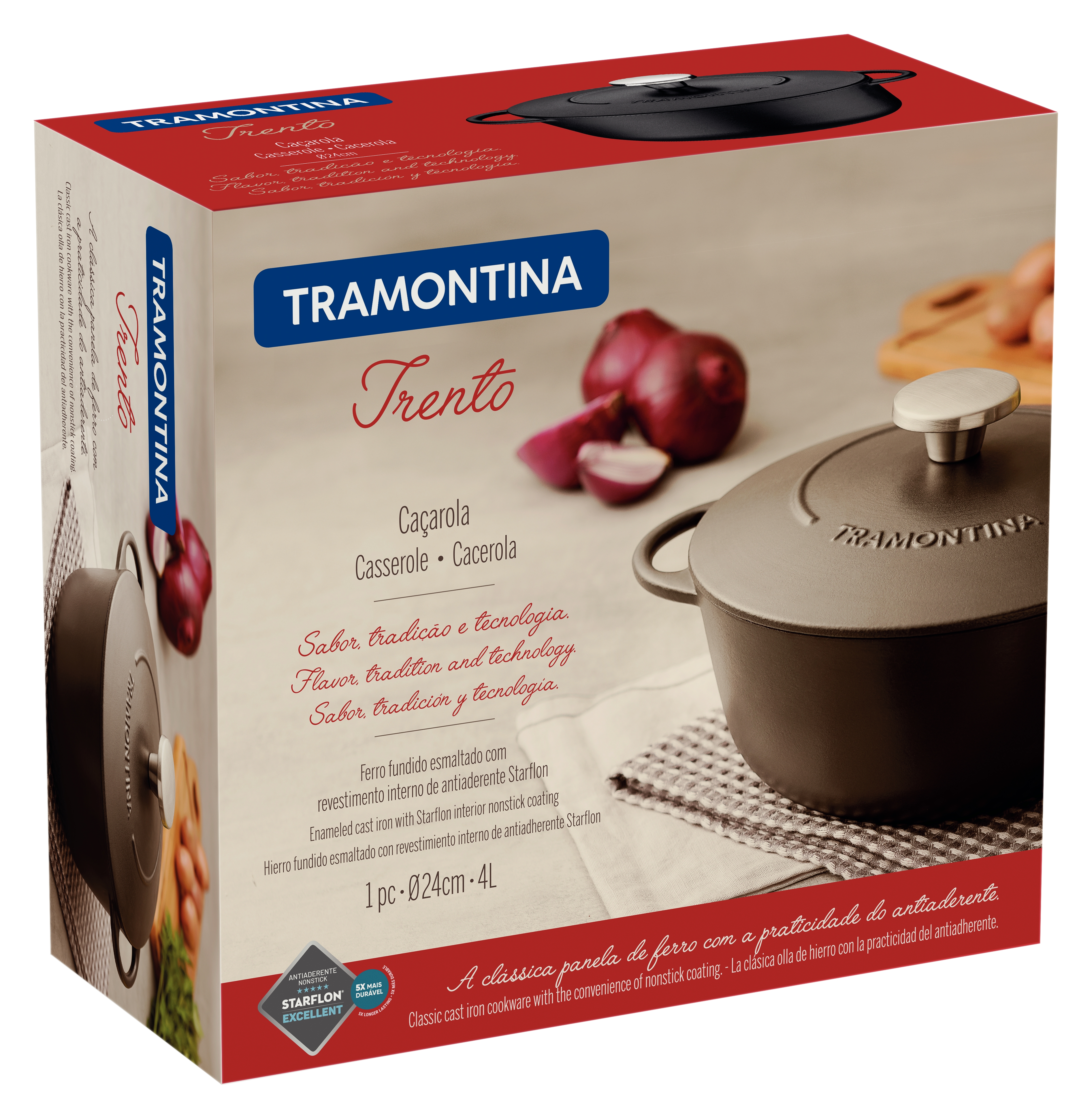 Каструля Tramontina Trento (4 л) 24 см
