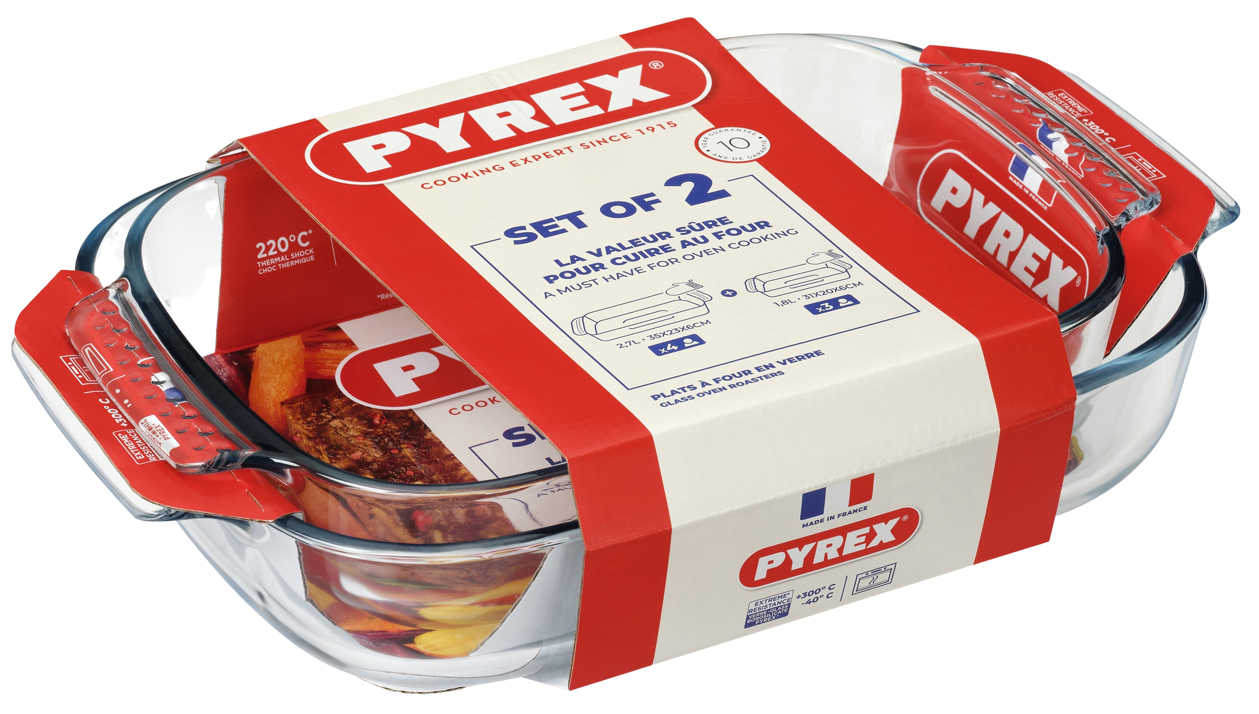 Набір форм для запікання PYREX CLASSIC, 2 шт