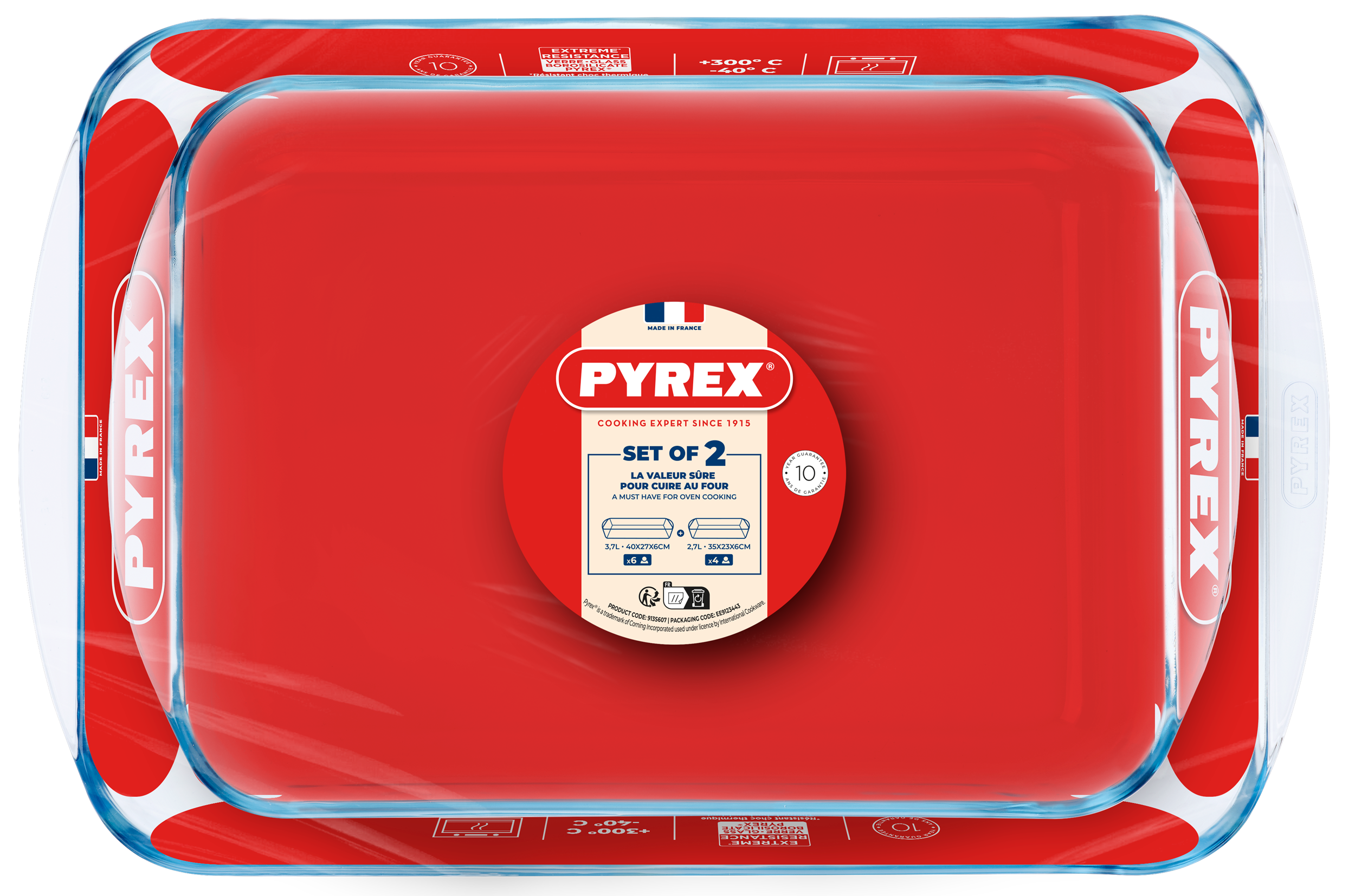 Набір форм для запікання Pyrex, 2 предмети