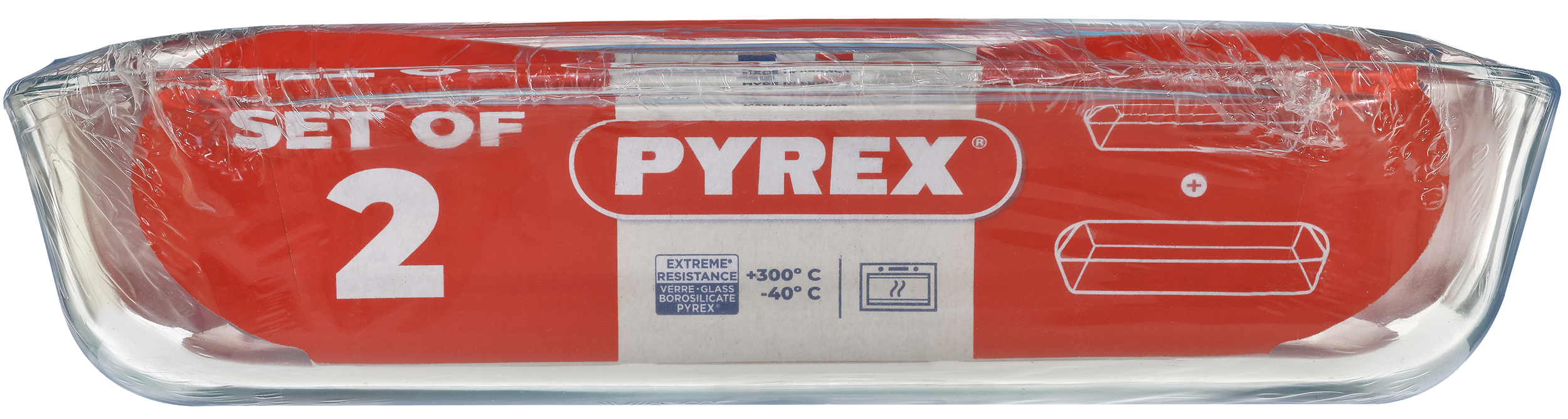Набір форм для запікання Pyrex, 2 предмети