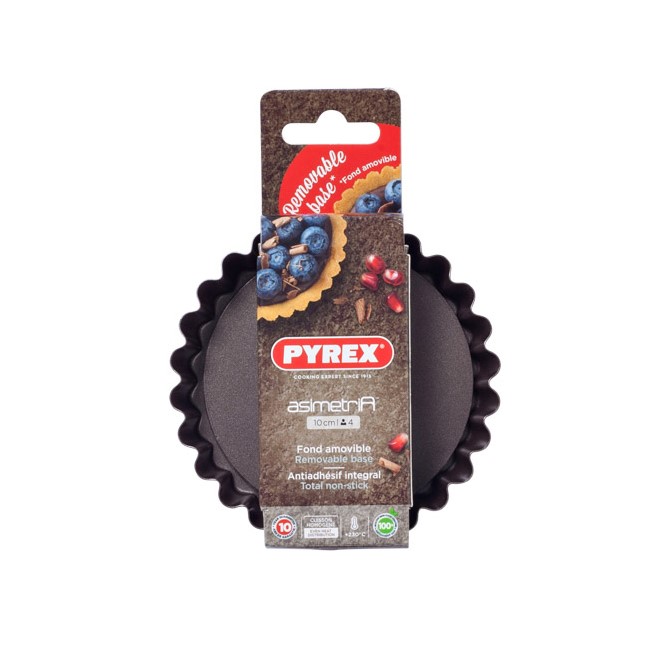 Набор форм для тарталеток PYREX ASIMETRIA, 4 предмета