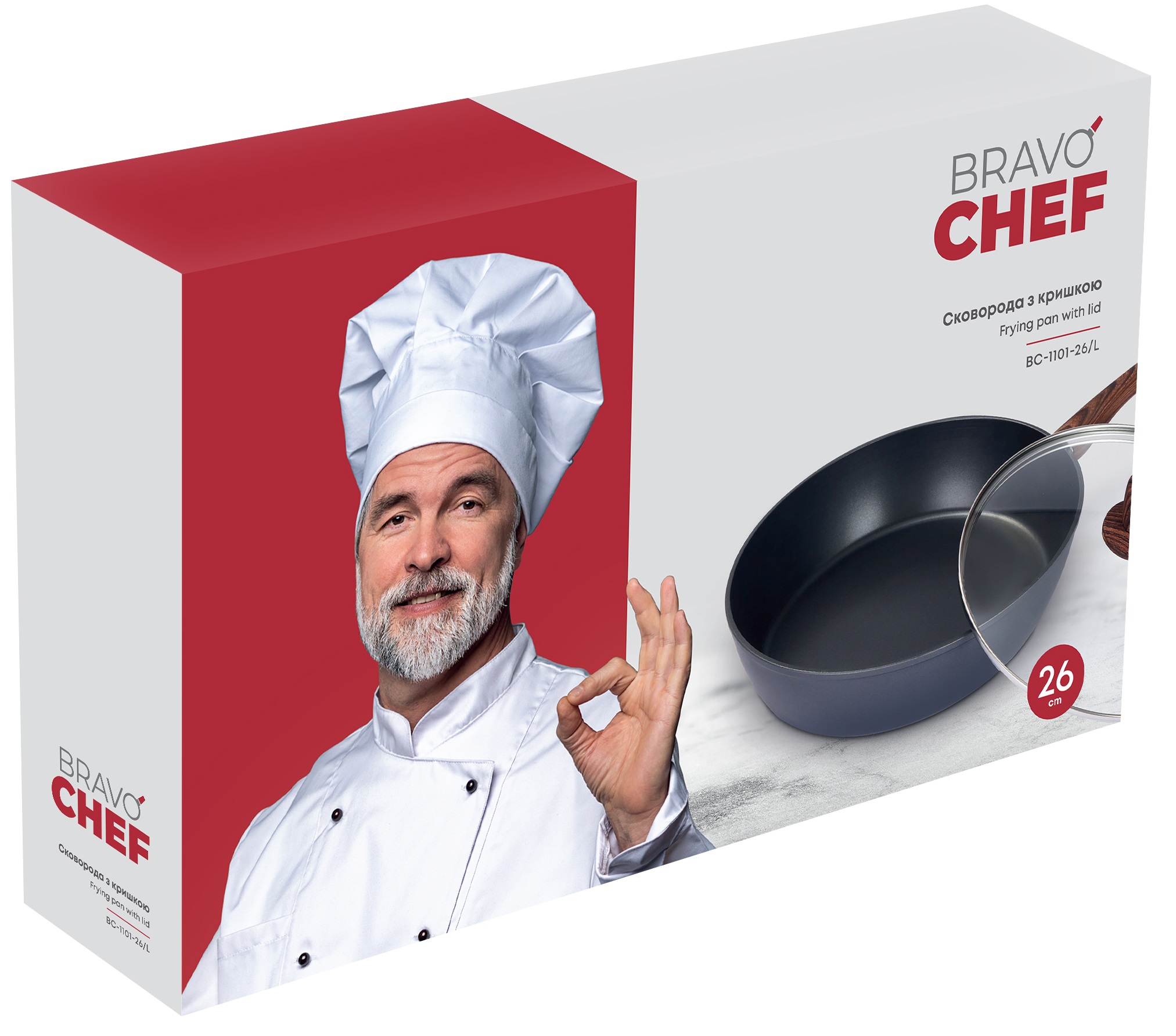 Сковорідка Bravo Chef глибока 26 см