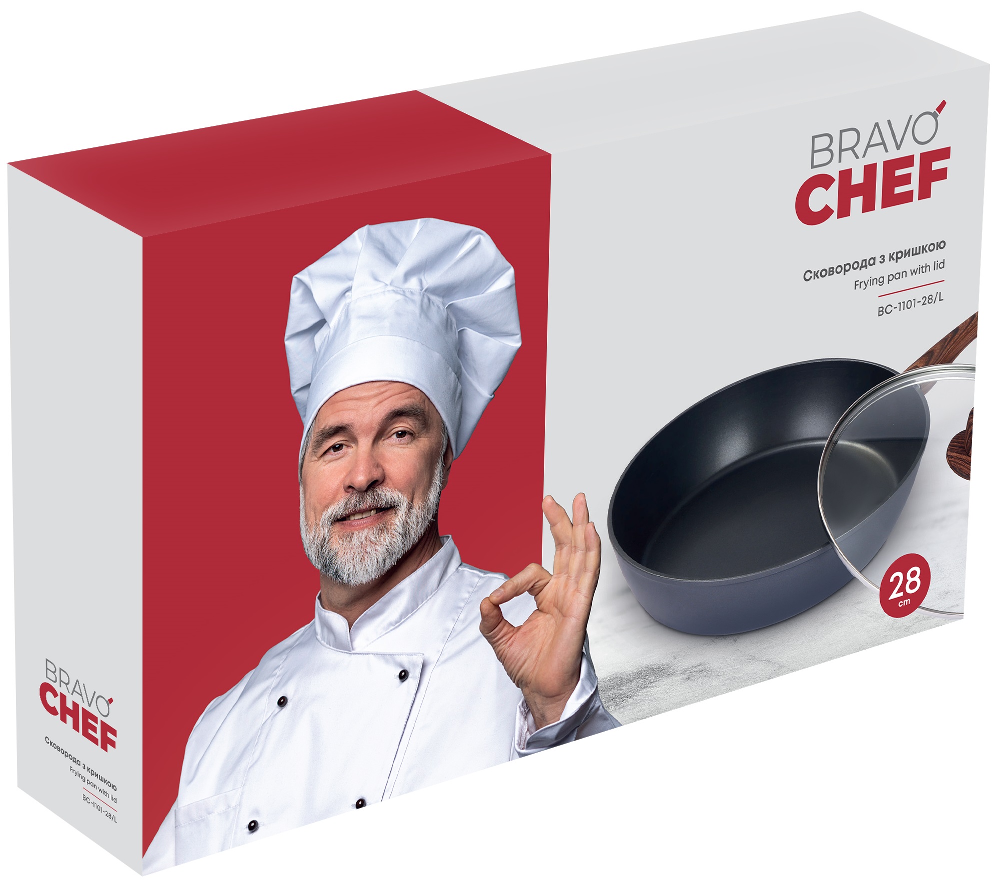 Сковорідка Bravo Chef глибока 28 см