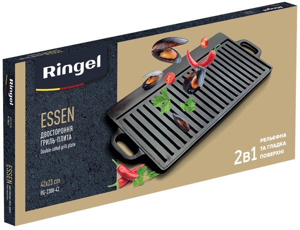 Сковорода плита-гриль RINGEL Essen 42х23х1.5 см
