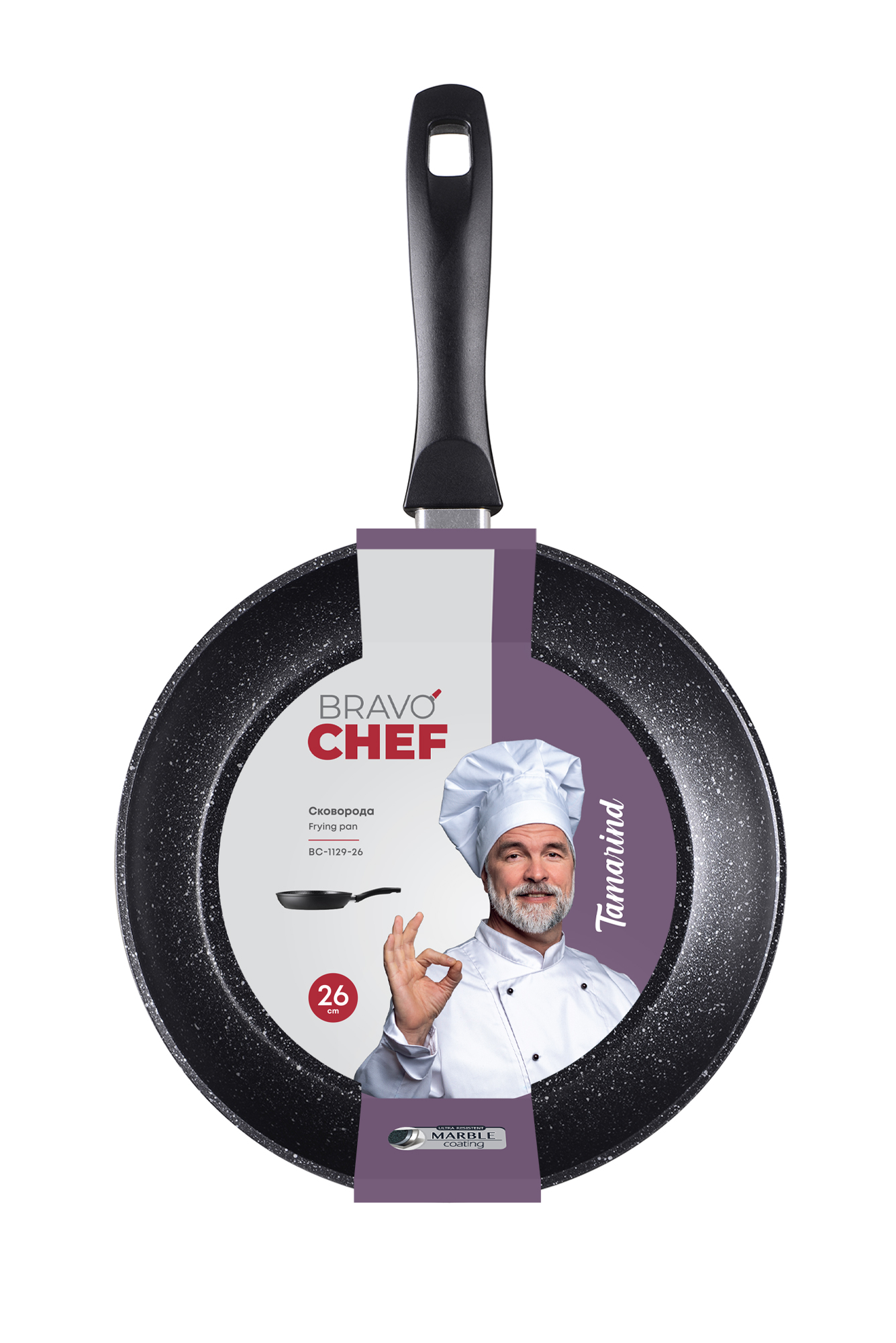 Сковорода Bravo Chef Tamarind, 26 см 