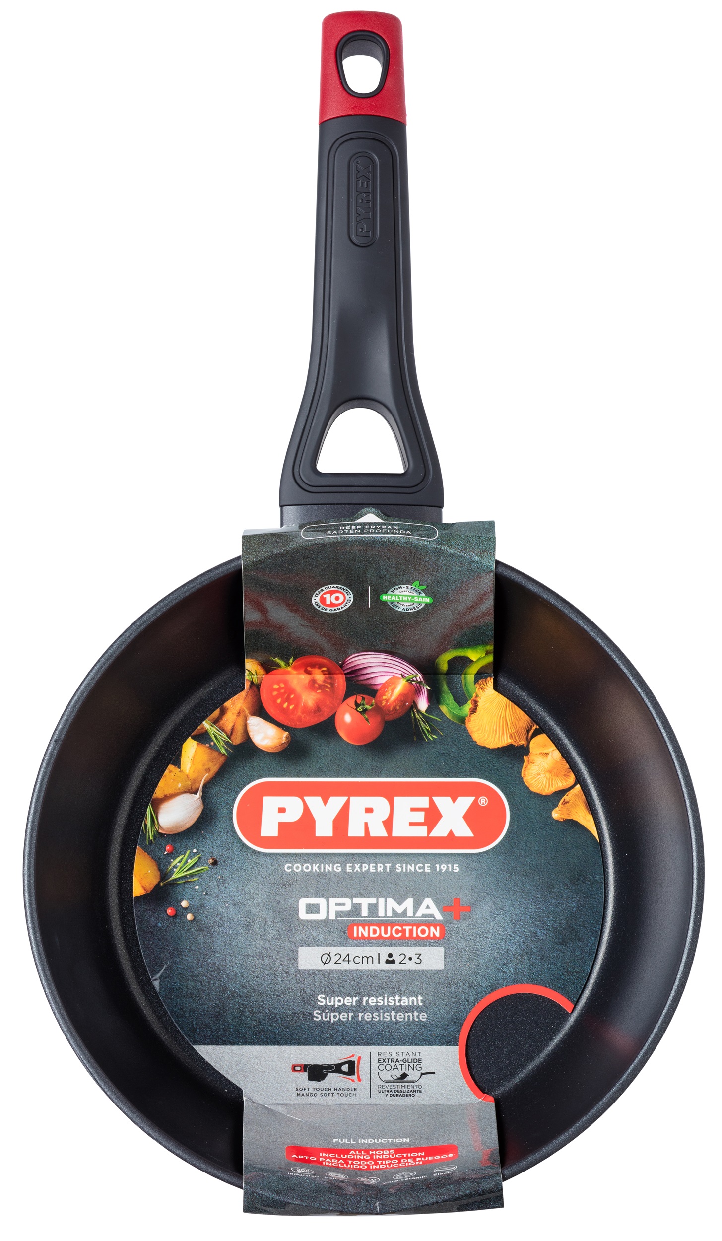 Сковорода PYREX OPTIMA+ 24 см, глибока