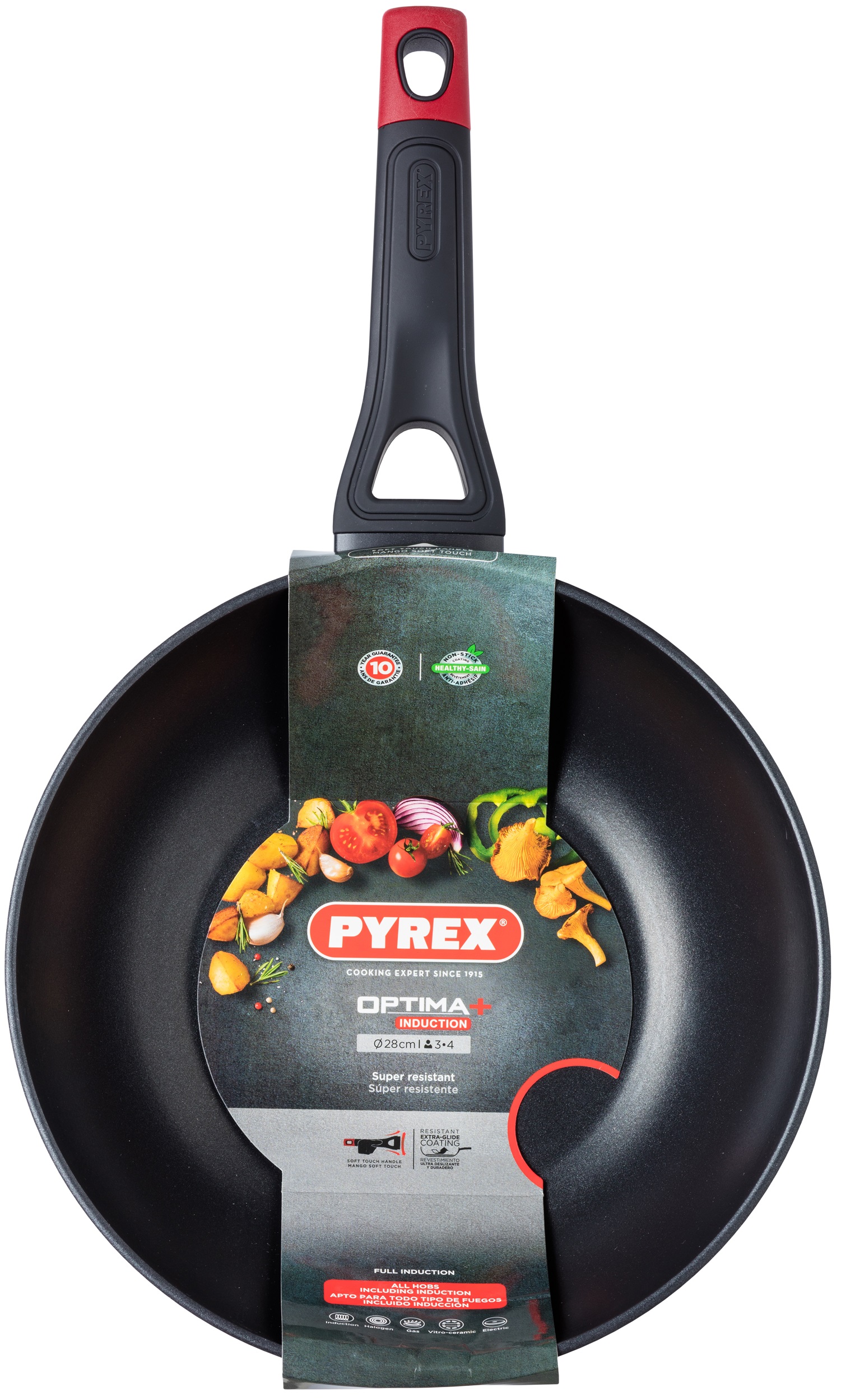 Сковорода PYREX OPTIMA+ 28 см, WOK
