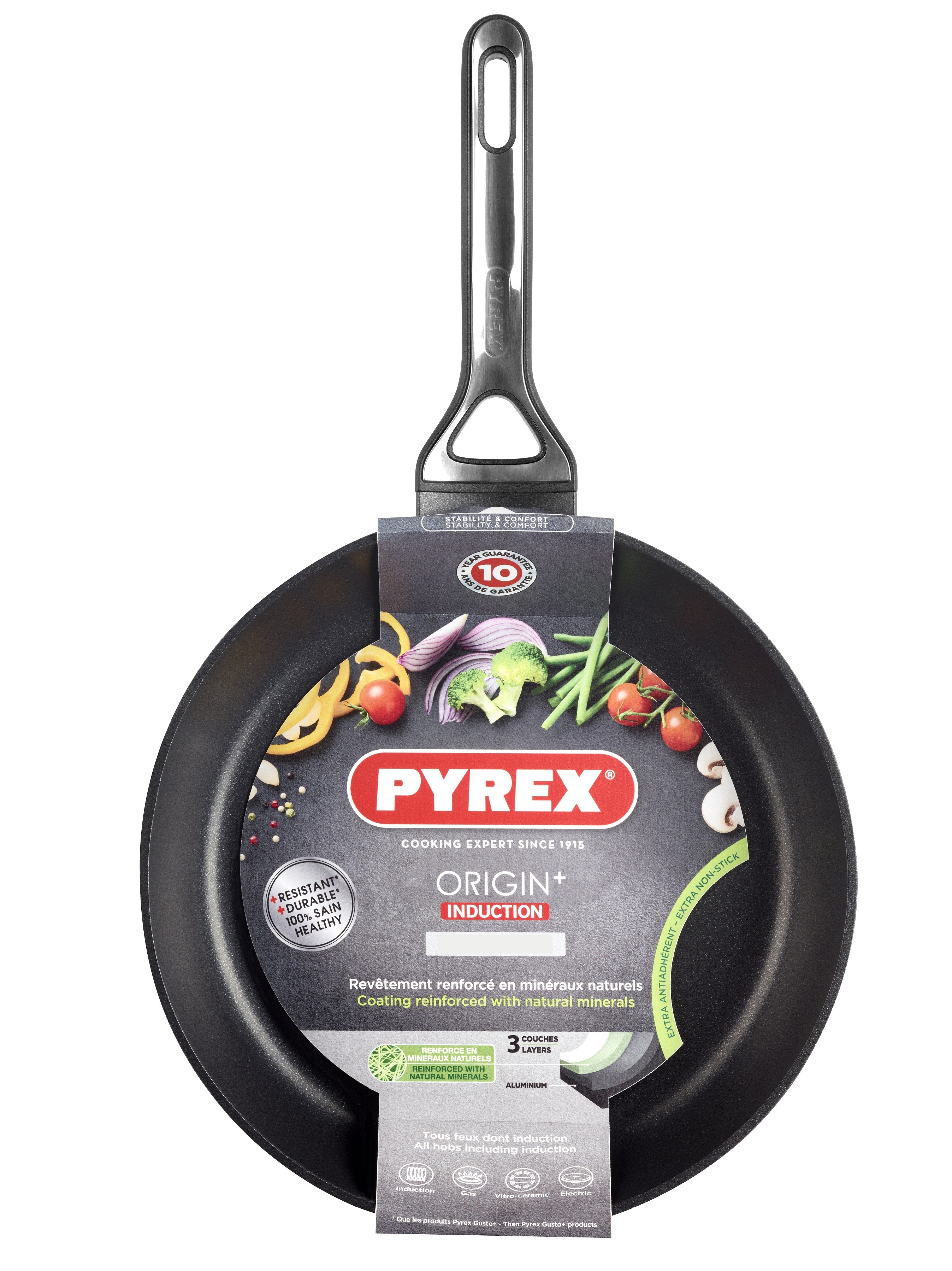 Сковорода PYREX ORIGIN+ 30 см, класична