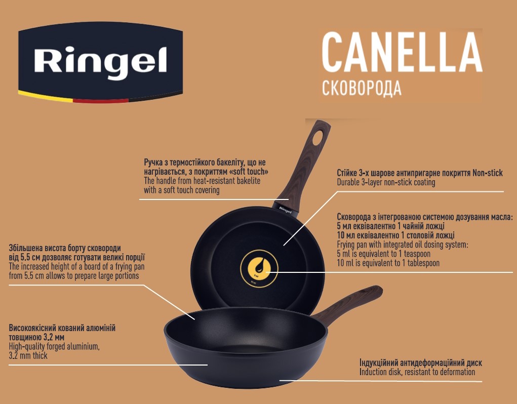 Сковорода RINGEL Canella 28 см